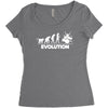 drummer evolution Women's Triblend Scoop T-shirt
