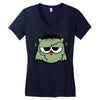 monster owls   frankenstein Women's V-Neck T-Shirt