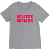 believe women V-Neck Tee