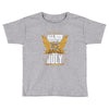 All Men Are Created Equal But Only The Best Are Born In July Toddler T-shirt