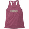 boss funny Racerback Tank