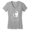 eleven stranger tv show mike lucas dustin will demogorgon dart Women's V-Neck T-Shirt