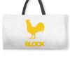 cock block Weekender Totes