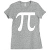 pi symbol Ladies Fitted T-Shirt