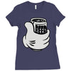 mickey beer Ladies Fitted T-Shirt