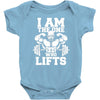 i am the one who lifts Baby Bodysuit
