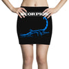 Drake Scorpion Blue Mini Skirts
