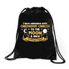 I Love Someone with Childhood Cancer to The Moon and Back to Infinity Drawstring Bags