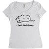 i can't adult today Women's Triblend Scoop T-shirt
