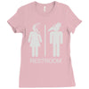 restroom for the recently deceased Ladies Fitted T-Shirt