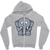 kids elephant Zipper Hoodie