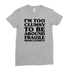 too clumsy Ladies Fitted T-Shirt