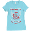 biker funny Ladies Fitted T-Shirt