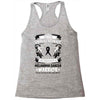 Never Underestimate the Strength of a Melanoma Cancer Warrior Racerback Tank