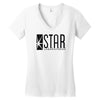 star Women's V-Neck T-Shirt