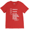 in the garage working on my honda V-Neck Tee