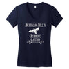 buffalo bill's rubbing lotion Women's V-Neck T-Shirt