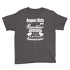 August Girls Are Sunshine Mixed With A Little Hurricane Youth Tee