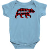mama christmas bear Baby Bodysuit