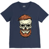 terror skull V-Neck Tee