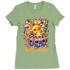 pigs Ladies Fitted T-Shirt