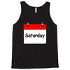 title of day of the week saturday day of the week Tank Top
