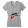 NICE Women's V-Neck T-Shirt