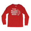 this beard needs beer Long Sleeve Shirts