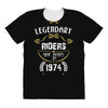 legendary riders are born in 1974 All Over Women's T-shirt