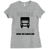 mother trucker doing the school run Ladies Fitted T-Shirt