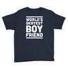 world's okayest boyfriend couple love funny Youth Tee