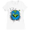 oiseau en colere Ladies Fitted T-Shirt