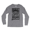 This Guy Is Taken By A Super Sexy November Girlfriend Long Sleeve Shirts
