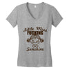 little miss fucking sunshine Women's V-Neck T-Shirt