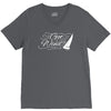 got wind sailing boat V-Neck Tee