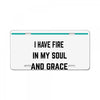 October Girl License Plate