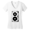 oldschool cassette Women's V-Neck T-Shirt