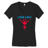 i need a hug Women's V-Neck T-Shirt