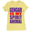 gengar is my spirit animal Ladies Fitted T-Shirt