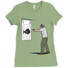 practice range Ladies Fitted T-Shirt
