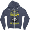 I Dont Need Therapy Need Pin Bowling Zipper Hoodie