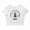 Dent The Universe Crop Top