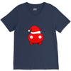 mooncake christmas santa parody V-Neck Tee