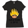 saiyan life Ladies Fitted T-Shirt
