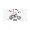 ride and shine License Plate