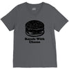 royale with cheese V-Neck Tee