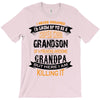 Super Cool Grandson Of A Freaking Awesome Grandpa T-Shirt