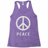 peace sign Racerback Tank