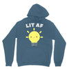 lit af kawaii light bulb Hoodie