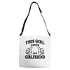 This Girl Loves Her Girlfriend Adjustable Strap Totes